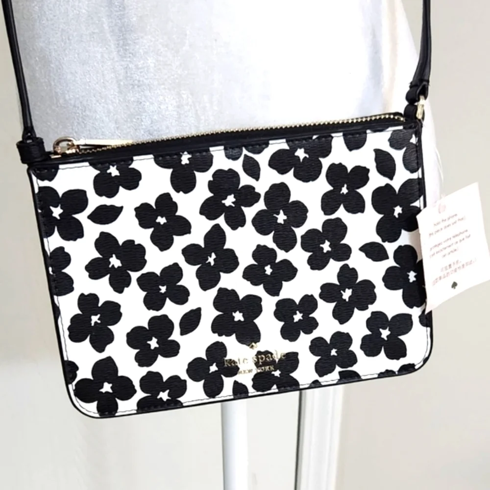New!Kate Spade Darcy Black‎ Multi Crossbody Bag